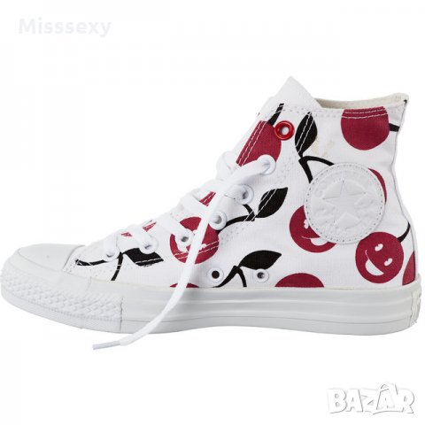 ПРОМО 🍊 CONVERSE ALL STAR № 36½ и 37 🍊 Дамски кецове с фигурална шарка нови с кутия, снимка 2 - Кецове - 21787719
