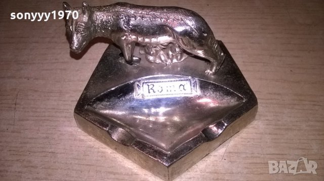 roma-ретро колекция-метален пепелник-внос швеицария