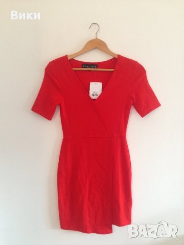 Червена рокля, снимка 3 - Рокли - 22691847