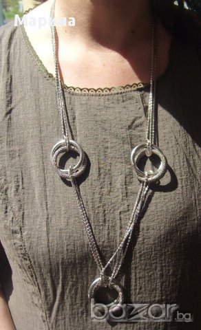 Оригинално сребърно колие Oxette, снимка 11 - Колиета, медальони, синджири - 17039812