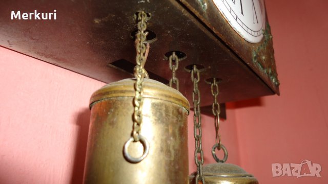 Стар стенен часовник модел Comtoise Haantje "Le Coq", снимка 12 - Антикварни и старинни предмети - 25357565