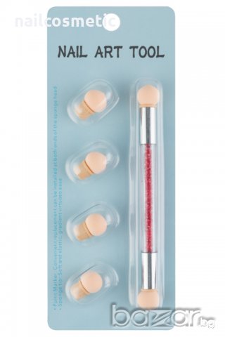 Аеропуф/Двустранна професионална четка за декорации и омбре ефекти, снимка 3 - Декоративна козметика - 21185153