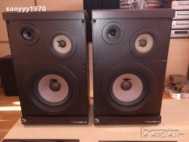 schneider 8027 hifi speaker-3way-2бр-41х25х18см-внос швеицария, снимка 3 - Тонколони - 20344228