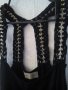 Черна рокля от фин трикотаж с презрамки., снимка 1 - Рокли - 13833712