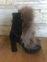 Ботуши естествена кожа и пух, снимка 2