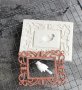 Голяма правоъгълна рамка и птичка силиконов молд форма декорация торта фондан пита, снимка 1 - Форми - 26081416