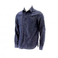 G-star Cedar Border shirt - страхотна мъжка дънкена риза, снимка 2 - Ризи - 19534044