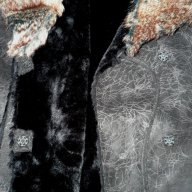 XL. Фешън палтенце с красива яка , снимка 4 - Палта, манта - 13461783