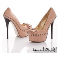 Розови страхотни дамски обувки на високи токчета модел 39 номер, снимка 5 - Други - 12581060