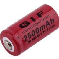 Акумулаторни батерии CR2, CR123A, 9V, АА, ААА,TR16340 (CR123A, CR17345, K123A...) 2500 mAh и зарядно, снимка 2 - Батерии, зарядни - 24285183