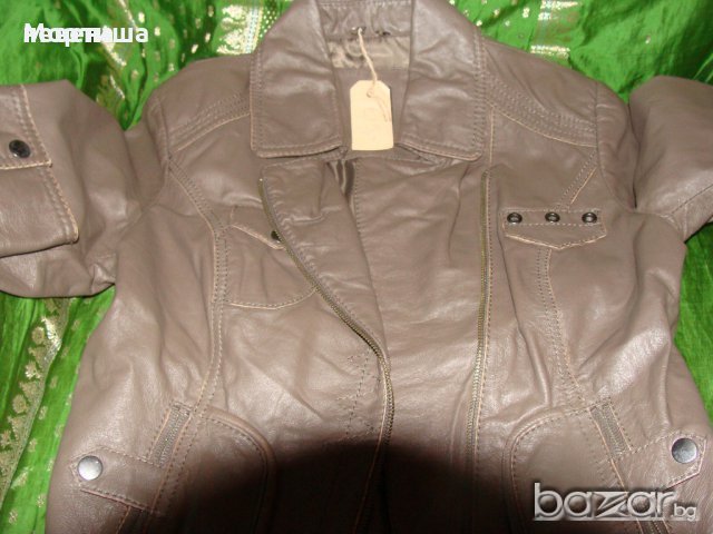  Ново vero moda естествена кожа ДАМСКО  яке РАЗПРОДАЖБА , снимка 1