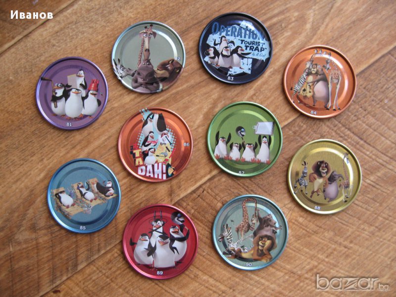 МЕТАЛЕН чип Pinguins от Chipikao, снимка 1