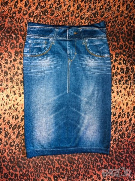 Успешна имитация на дънков плат от тънка, лека, еластична матер, снимка 1