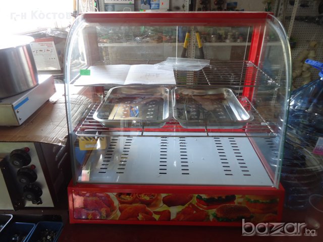 1.Топла витрина Нова настолна за закуски,пържени продукти като картофки,риба, пилешко месо и др.,ска