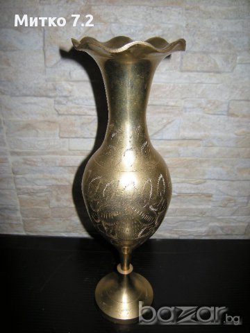 бронзова  ваза, снимка 1 - Антикварни и старинни предмети - 17071191