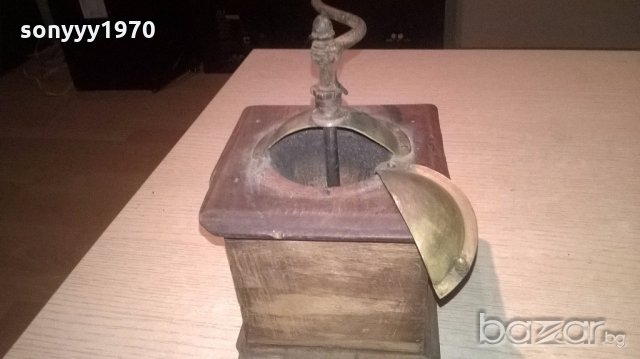 френска ретро мелница 20х14х14см-внос от франция, снимка 13 - Антикварни и старинни предмети - 19434827