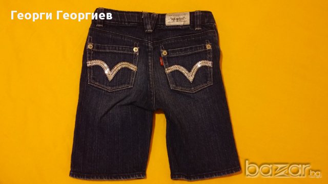 Маркови къси дънки за момиче Levis/Ливайс, 100% оригинал, снимка 6 - Бебешки дънки - 15638573