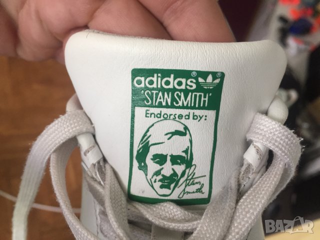 оригинални кожени маратонки Adidas Stan Smith
