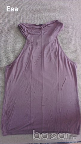 Красиво потниче от копринено жарсе Massimo Dutti, размер L, снимка 3 - Корсети, бюстиета, топове - 14350362