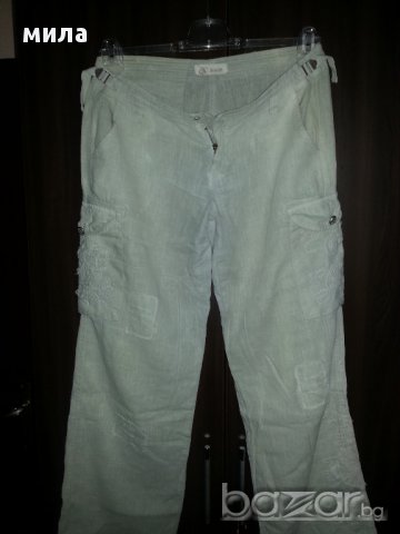 Спортно елегантен ленен панталон