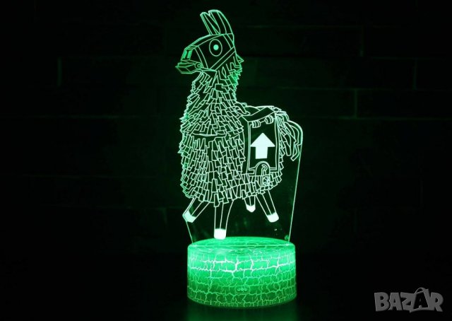 Fortnite Фортнайт тъч нощна лампа 7 цвята, снимка 5 - Други игри - 23648867