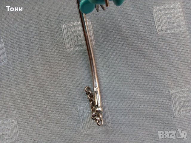 Сребърно колие с естествени камъни Oxette, снимка 9 - Колиета, медальони, синджири - 25842315