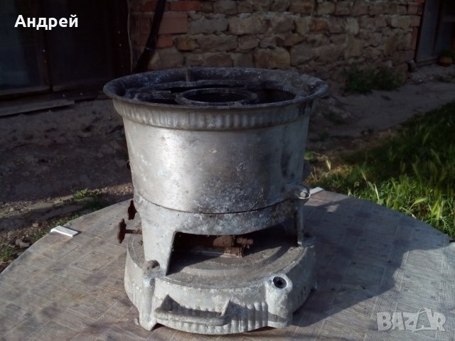 Стар газов котлон #2, снимка 3 - Антикварни и старинни предмети - 21935548