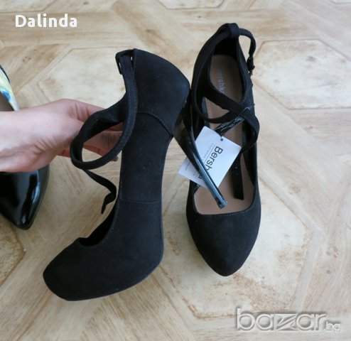 3чифта елегантни дамски обувки, снимка 5 - Дамски обувки на ток - 16074142