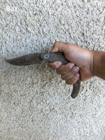  Автентичен старовремски нож за дране, снимка 3 - Антикварни и старинни предмети - 23865332