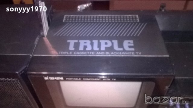 tensai rtc-8315 tv/triple cassette/tuner-внос швеицария, снимка 16 - Радиокасетофони, транзистори - 18605262