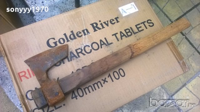 брадва с дървена дръжка, снимка 13 - Градински инструменти - 19414273