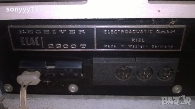 &Elac 2300t receiver-made in west germany-внос швеицария, снимка 14 - Ресийвъри, усилватели, смесителни пултове - 25181568