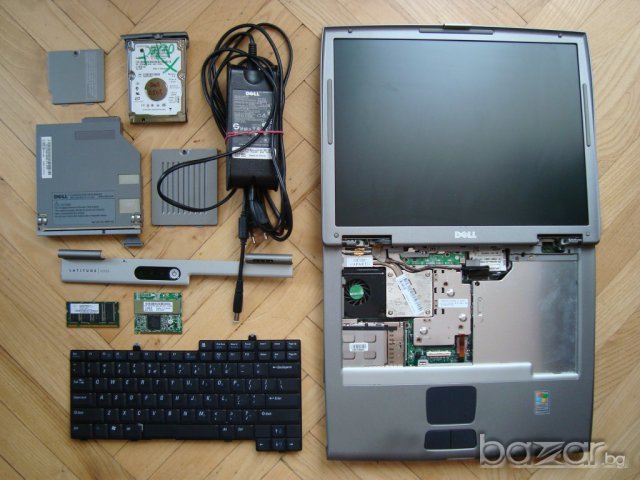 Dell Latitude D505 лаптоп на части