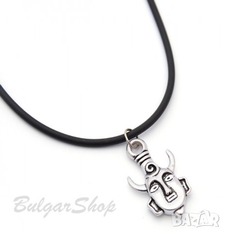 😈🪄Supernatural колие с глава с рога - Окултна - Дийн носи такава