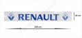 Гумен калобран/предпазител за камион/ремарке Рено/Renault бял със син надпис, снимка 4