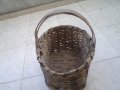 Стара плетена кошница, снимка 2