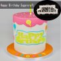 Happy Birthday пластмасов резец форма с надпис ЧРД за бисквитки тесто  фондан украса торта и др