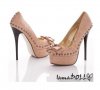 Розови страхотни дамски обувки на високи токчета модел 39 номер, снимка 5