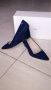 Calvin Klein сини велурени обувки EU37, снимка 5