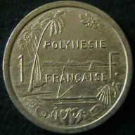 1 франк 2004, Френска Полинезия, снимка 1 - Нумизматика и бонистика - 7549775