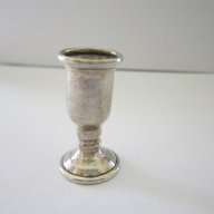 Сребърна миниатюра - бокал Д 12539-22, снимка 3 - Антикварни и старинни предмети - 8923410