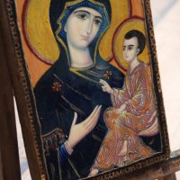 Икона на света Богородица с Младенеца , снимка 2 - Икони - 25651784