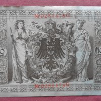 1000 марки 1910 г. Германия - Отлична банкнота, снимка 2 - Нумизматика и бонистика - 25250433