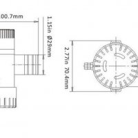  12V волта 1100GPH=4200л/час отводнителна потопяема водна помпа, снимка 3 - Водни помпи - 11371878