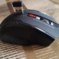 Геймърска 2.4Ghz  безжична мишка  и USB приемник за лаптоп и  компютър, снимка 15 - Клавиатури и мишки - 20626714