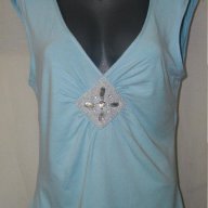Блуза с перли "Н&М"® / голям размер , снимка 1 - Корсети, бюстиета, топове - 14683461