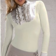 Дамска блуза в екрю марка Zaps, снимка 1 - Блузи с дълъг ръкав и пуловери - 17148426