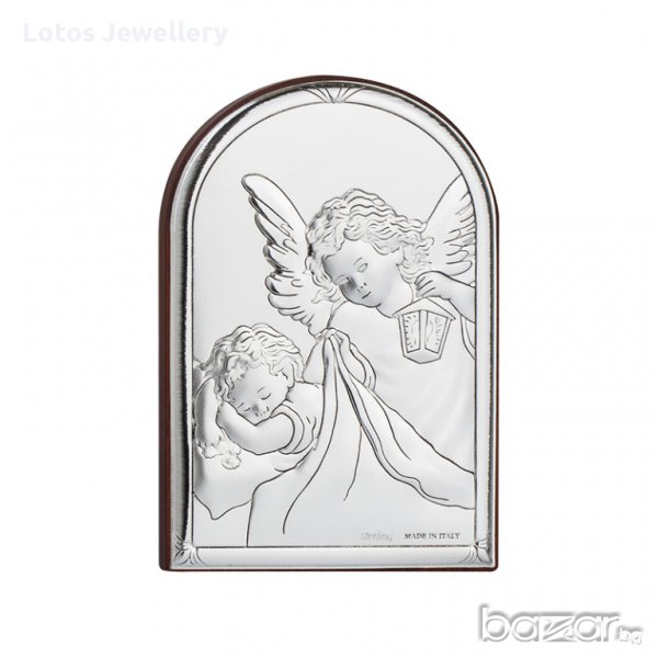 Сребърна икона "Ангели", снимка 1