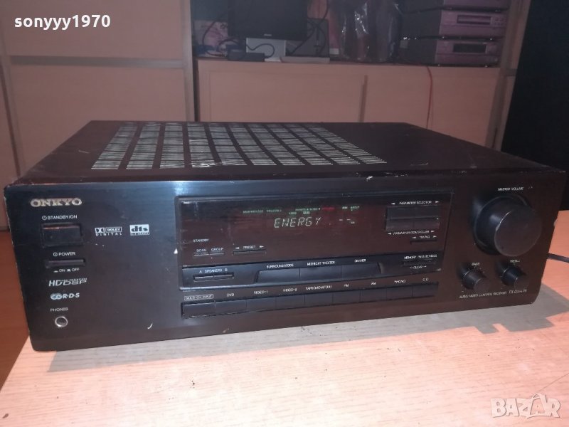 onkyo tx-ds474 receiver-внос швеицария, снимка 1