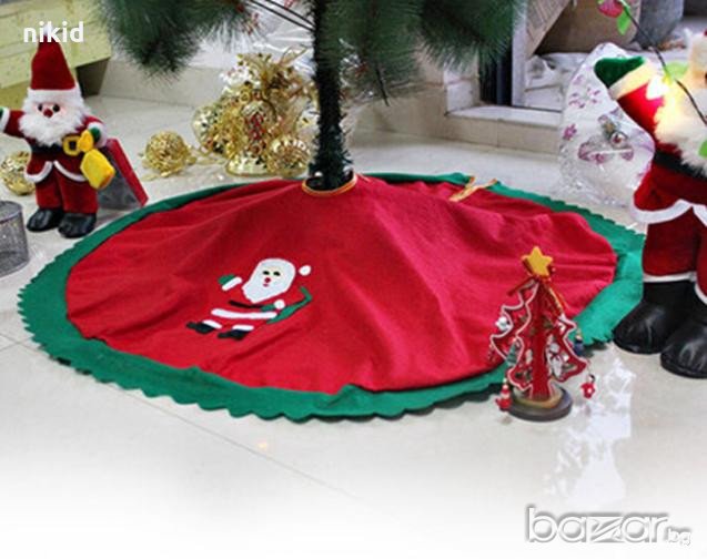 Покривка за пънче на елха покривало килим постелка, снимка 1